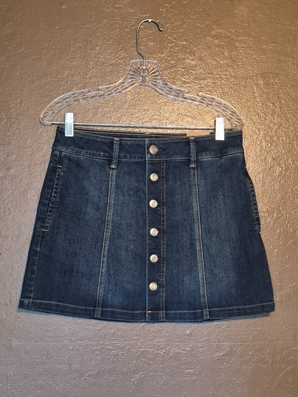 Stretch Denim Mini Skirt Size 6